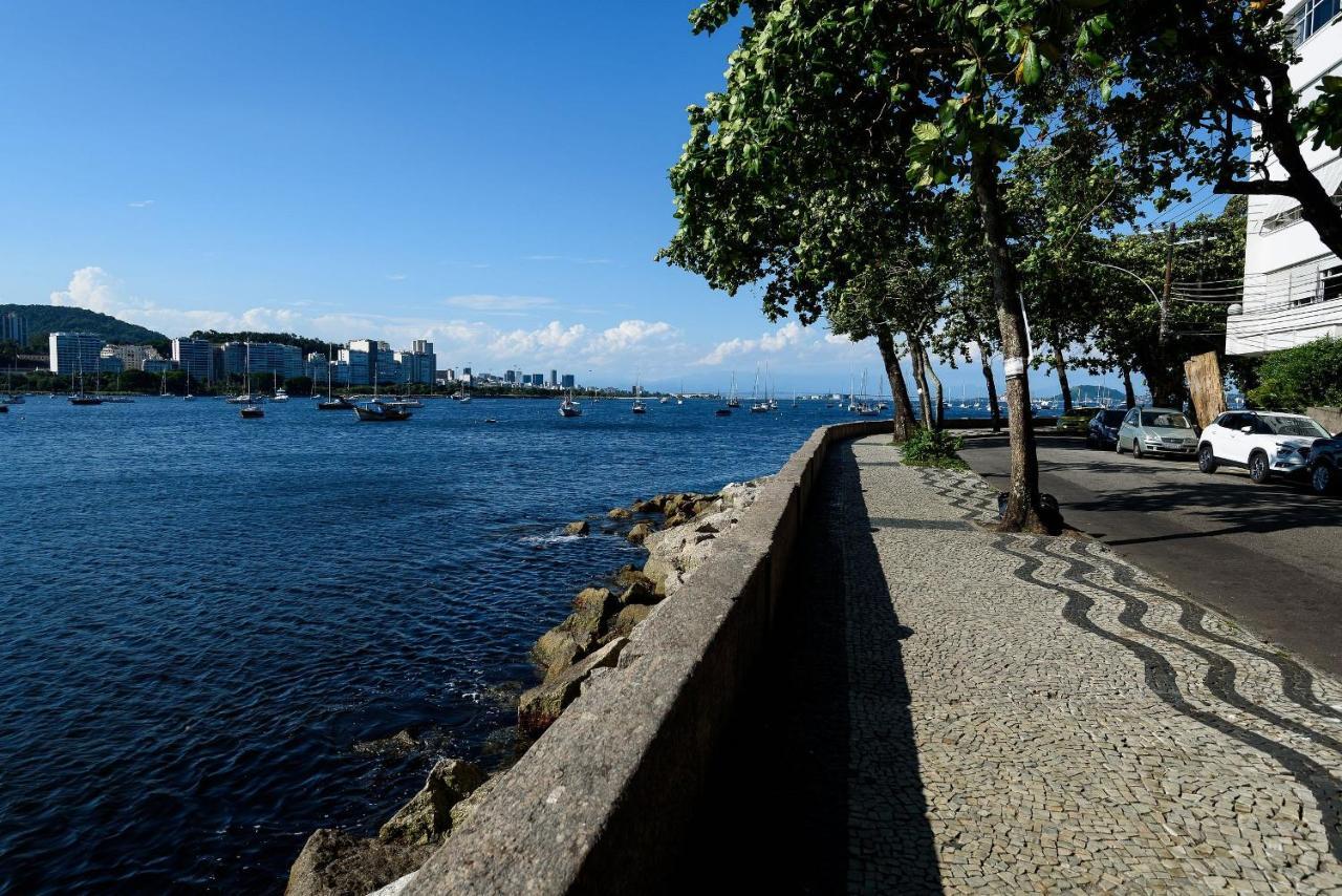 2 Quartos Na Urca Com Vista Para Baia De Guanabara A 700M Pao De Acucar Com Cozinha Completa E Wi-Fi - Bares, Restaurantes E Comercio Local A Poucos Metros Rio de Janeiro Kültér fotó