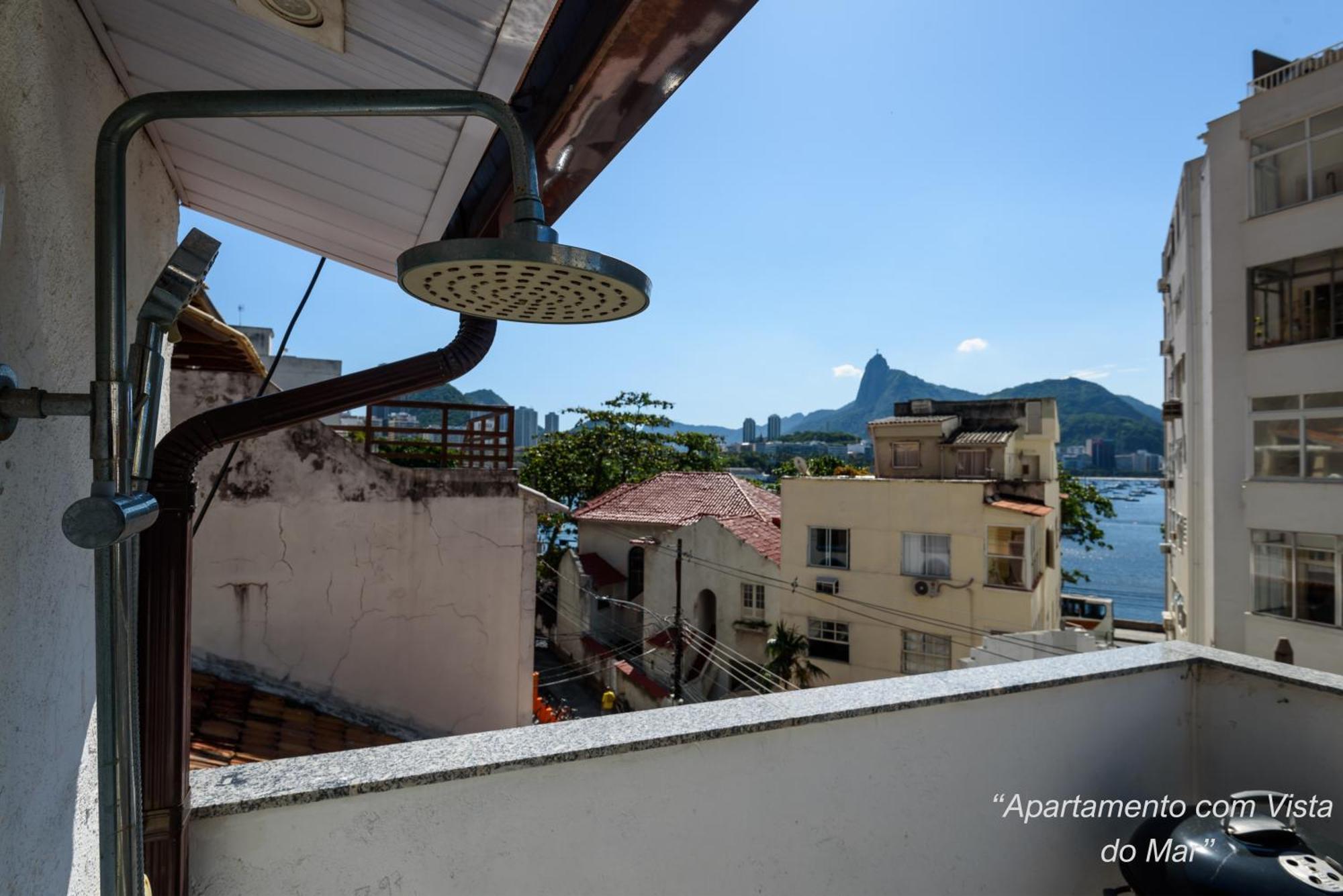 2 Quartos Na Urca Com Vista Para Baia De Guanabara A 700M Pao De Acucar Com Cozinha Completa E Wi-Fi - Bares, Restaurantes E Comercio Local A Poucos Metros Rio de Janeiro Kültér fotó